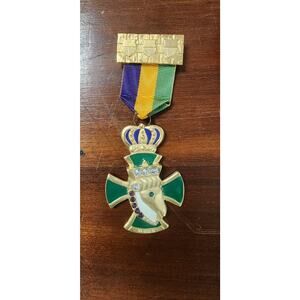 Rex 2021 Men's Membership Ducal Pin Badge New Orleans Mardi Gras Krewe Favor Mad